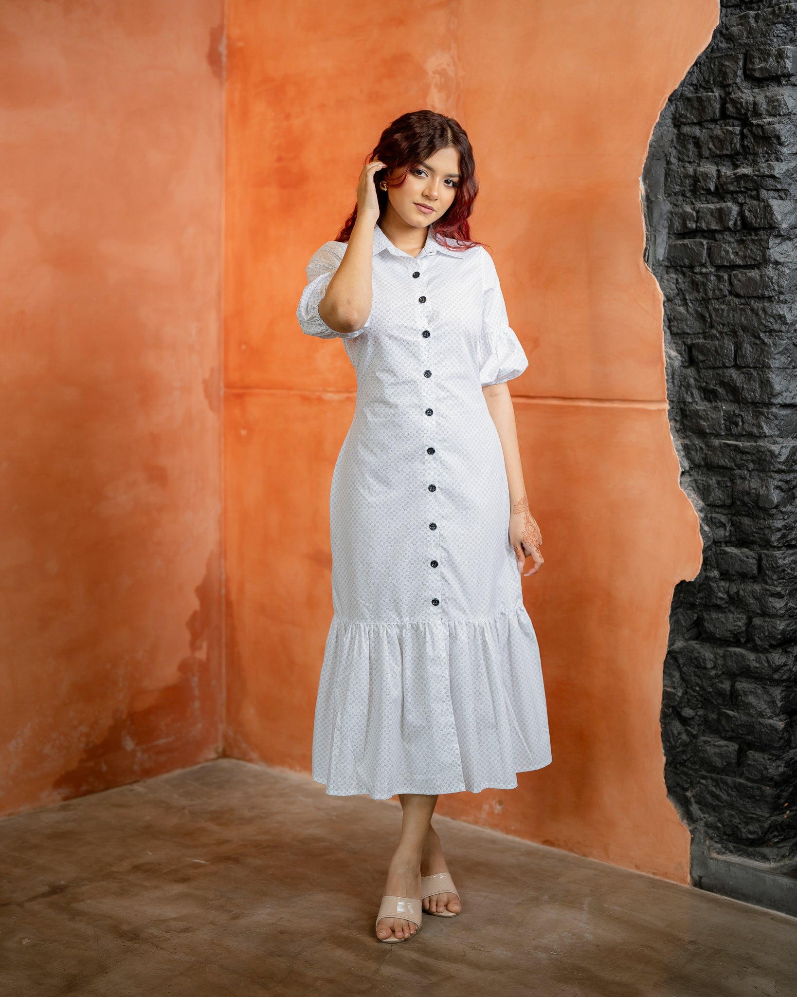 Button Down Maxi Dress